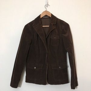 Liz Claiborne Brown Corduroy Blazer Medium